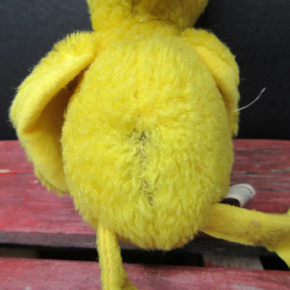Vintage Peanuts Woodstock Plush Stuffed Animal Yellow Bird United Feature
